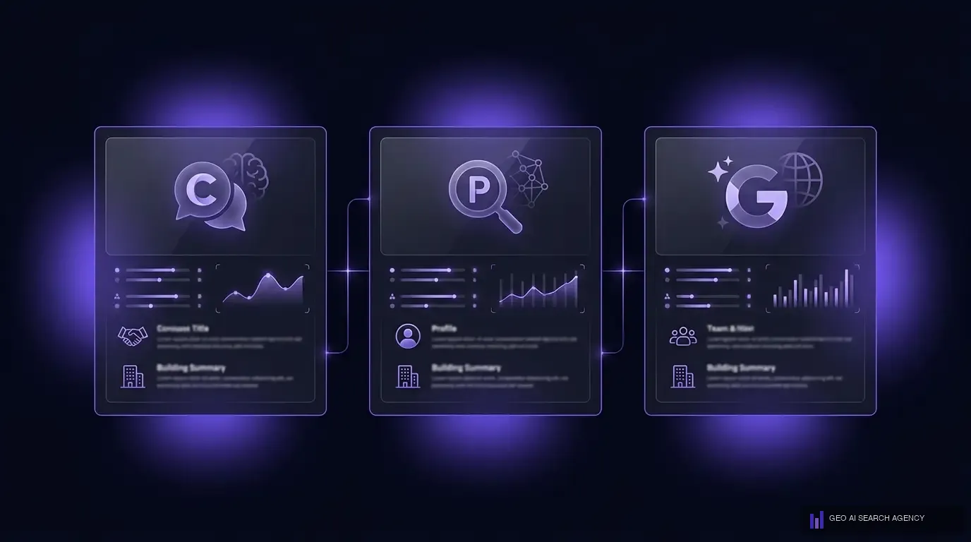 Dashboard visibilidad en ChatGPT Perplexity Google AI