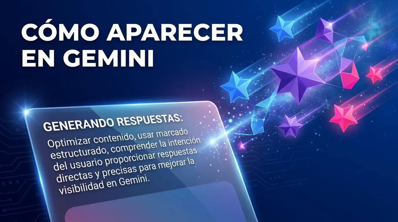 Como aparecer en Google Gemini guia completa 2026 GEO AI SEARCH AGENCY